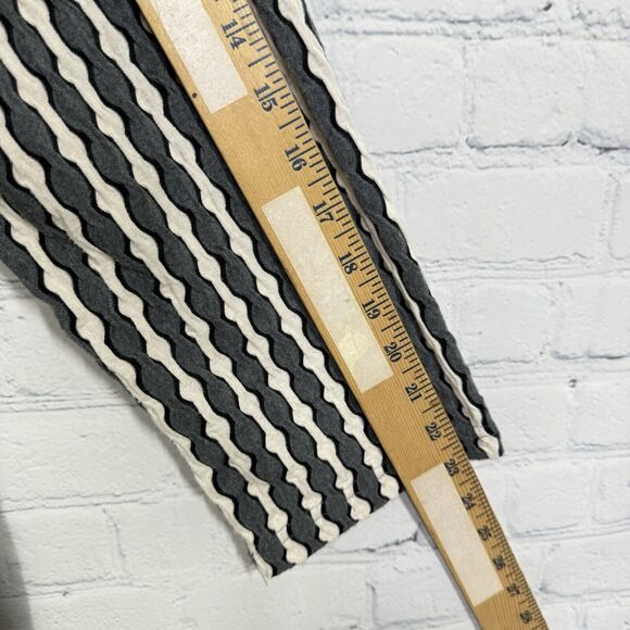 Yushi Tunic Women Large Gray Black Patchwork Knit Lagenlook Artsy Top - Picture 7 of 9